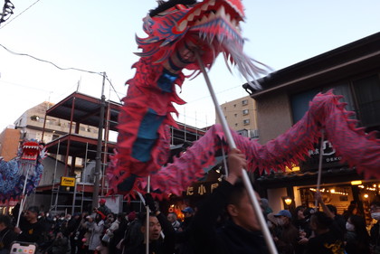 横浜中華街の祝舞遊行（１１）